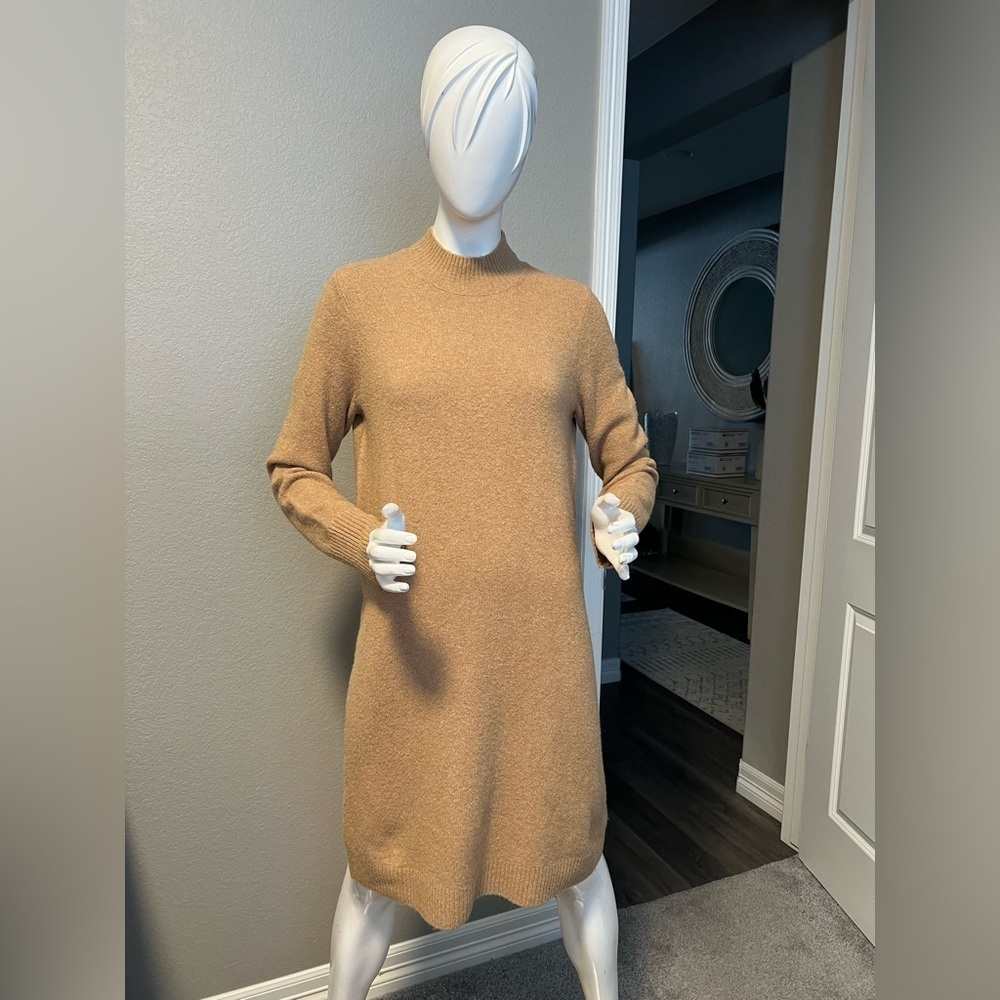 J Crew Mockneck sweater-dress in extra-soft material. Size M